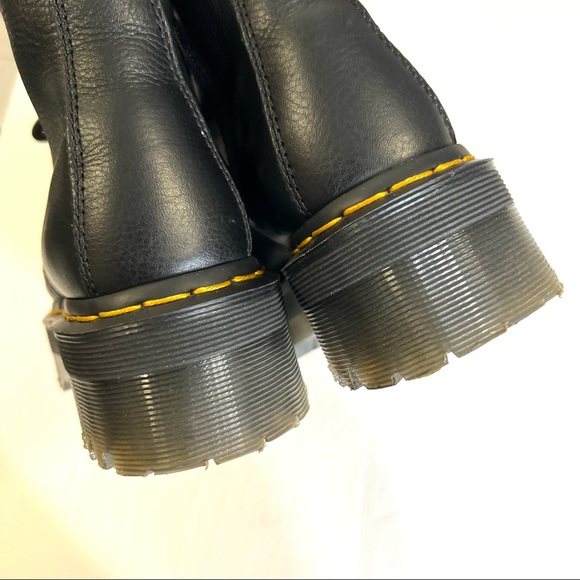 Dr. Marten Jadon Faux Fur Lined Leather Platform Boot  Sz 5 - Picture 5 of 13